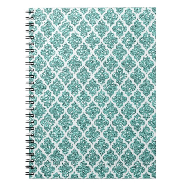 Sparkling Teal Notebook (Front)