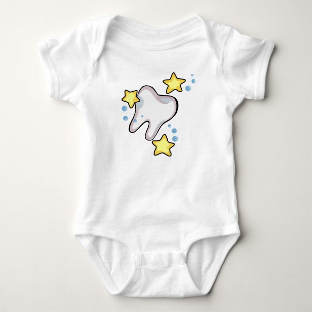 Sparkling Tooth Baby Bodysuit (Front)