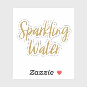 Sparkling Water Storage Sticker