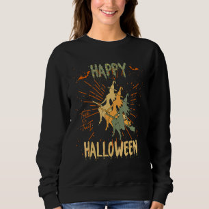 Sparkling Wiches Happy Halloween Trick Or Treat Sweatshirt