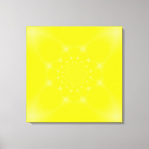 Sparkling Yellow Canvas Print