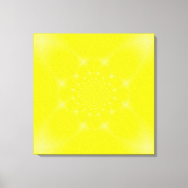 Sparkling Yellow Canvas Print (Front)