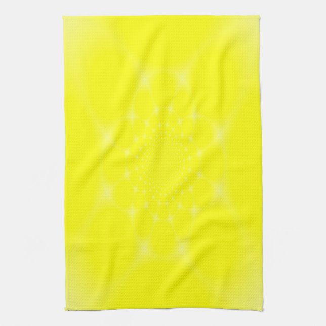 Sparkling Yellow Kitchen Towel (Vertical)