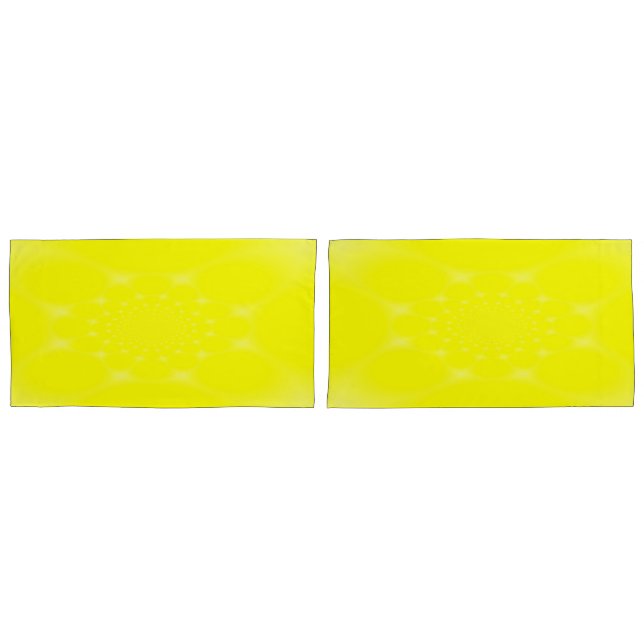 Sparkling Yellow Pillowcase (Front-Set)