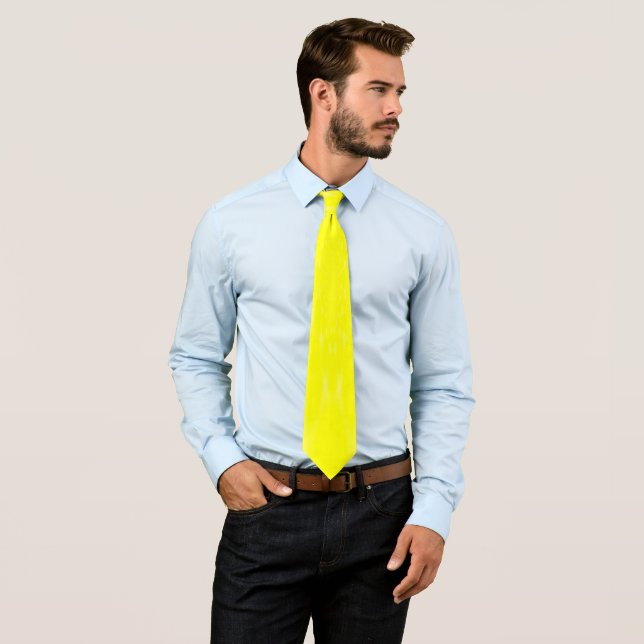 Sparkling Yellow Tie (In Situ)