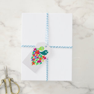 Sparkling Yeti Monster Gift Tags