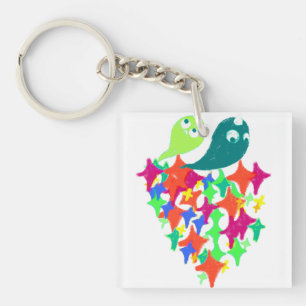 Sparkling Yeti Monster Keychain