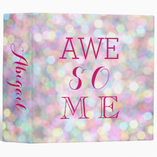 Sparkly AWESOME Binder