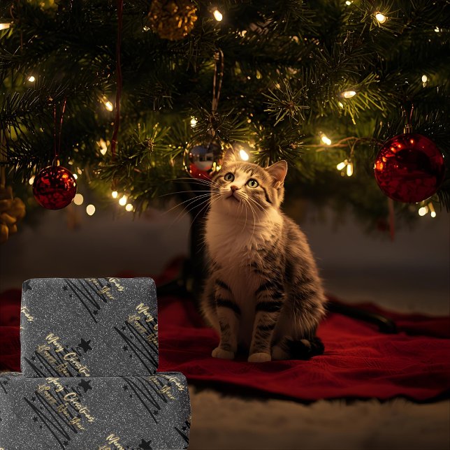 Sparkly Black Wrapping Paper (Creator Uploaded)
