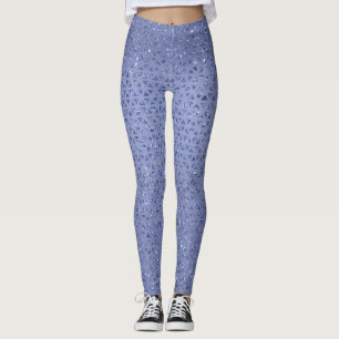 Sparkly Blue Leggings