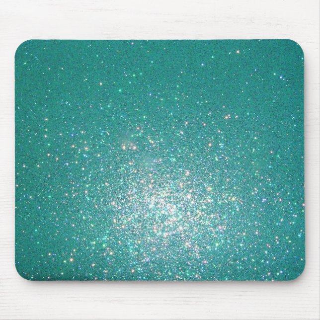 Sparkly blue mouse pad (Front)