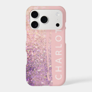 Sparkly bokeh glitter pink purple