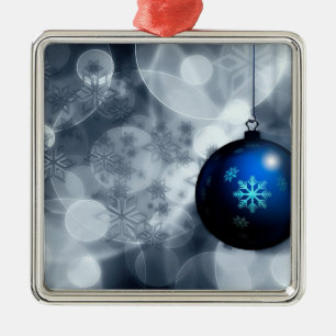 Sparkly Christmas Metal Ornament