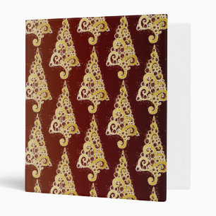 Sparkly Christmas Tree Binder