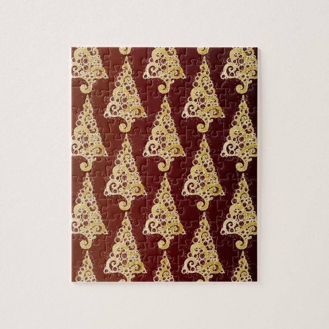 Sparkly Christmas Tree Jigsaw Puzzle (Vertical)