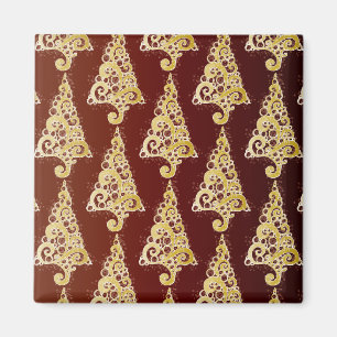 Sparkly Christmas Tree Magnet