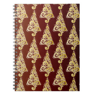 Sparkly Christmas Tree Notebook