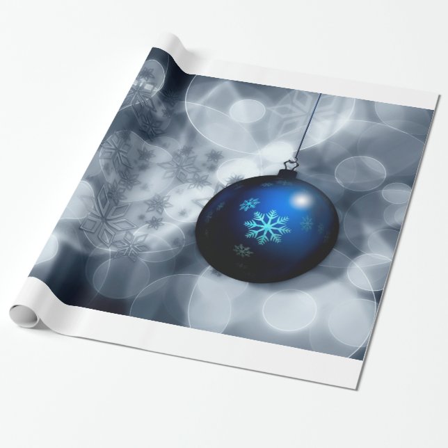 Sparkly Christmas Wrapping Paper (Unrolled)