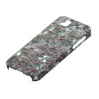 Sparkly colourful silver mosaic
