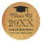Sparkly faux gold graduation stickers and seals