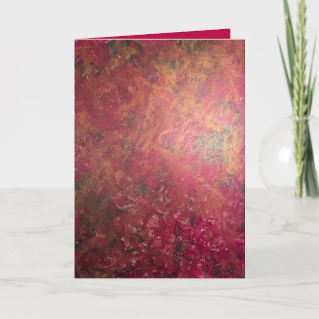 Sparkly flirty greeting card (Front)