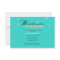 Sparkly Glitter Teal Bachelorette Party Invitation
