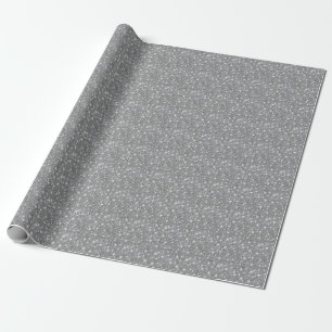Sparkly Glittery Vibrant Silver Wrapping Paper