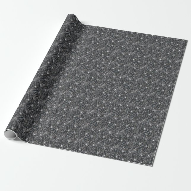 Sparkly Glittery Vibrant Stylish Wrapping Paper (Unrolled)