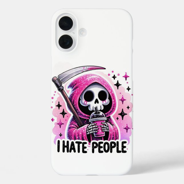 Sparkly Grim Reaper Case-Mate iPhone Case (Back)