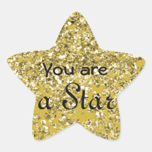 Sparkly Hope Star Star Sticker