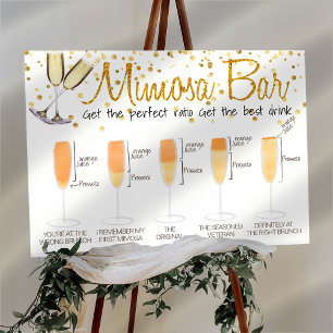 Sparkly Mimosa Bar Bridal brunch Sign