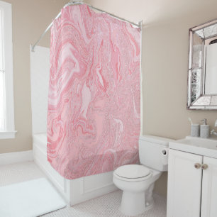 Sparkly Modern Blush Coral Pink Glitter Marble
