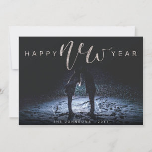 SPARKLY NEW YEAR HOLIDAY CARD