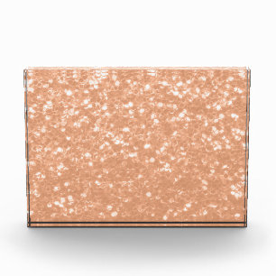 Sparkly peach faux sparkles colour of year 2024 photo block