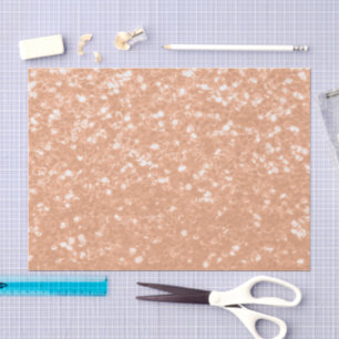 Sparkly peach faux sparkles colour of year 2024 tissue paper