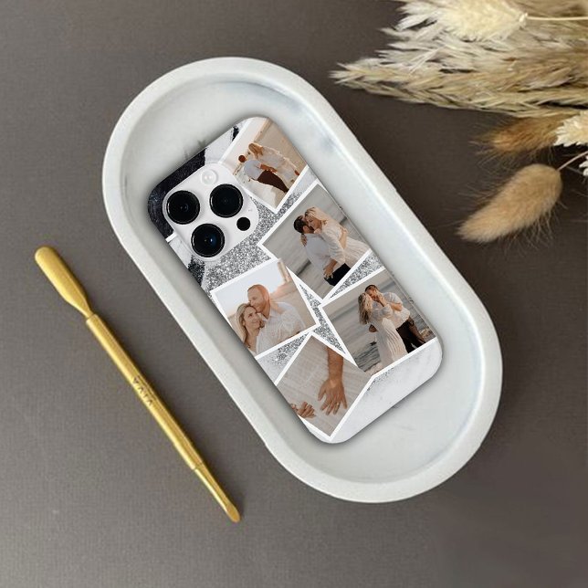 Sparkly Photo Collage Iphone 14 Case (Creator Uploaded)