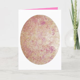 Sparkly pink and gold simcha card
