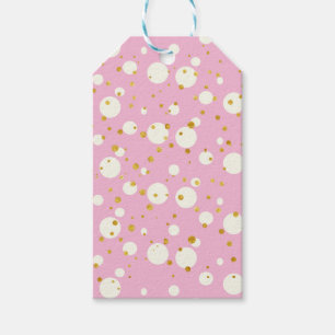 Sparkly Pink glam Christmas Gift Tags