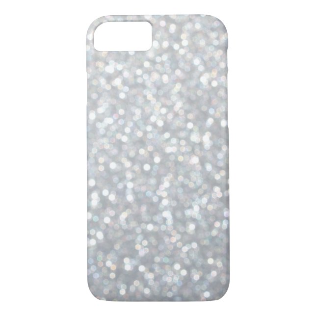 Sparkly Silver iPhone 7 Case (Back)