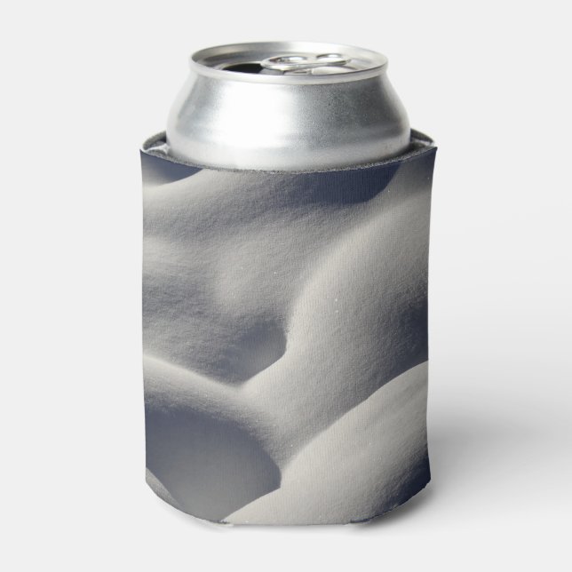Sparkly Snow Mounds Abstract Nature Can Cooler (Can Front)