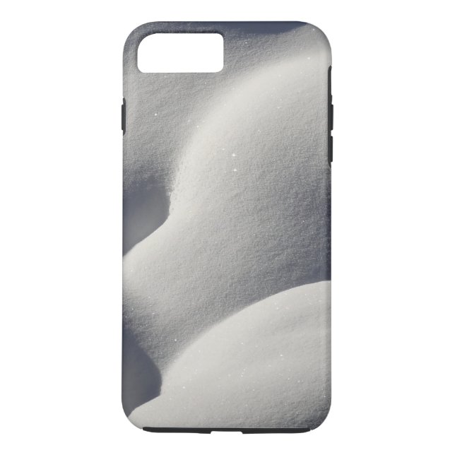 Sparkly Snow Mounds Abstract Nature Case-Mate iPhone Case (Back)
