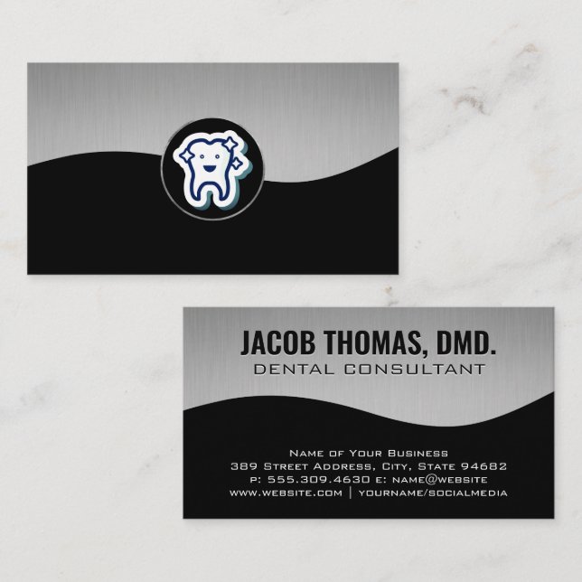 Sparkly Tooth Business Card (Front/Back)