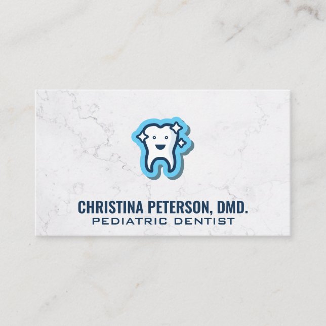 Sparkly Tooth | Dental Appointment Card (Front)