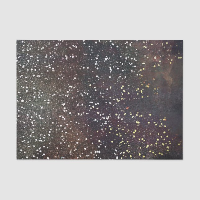 Sparkly Watercolor Earthy Rustic Modern Glam Party Tissue Paper (Front)