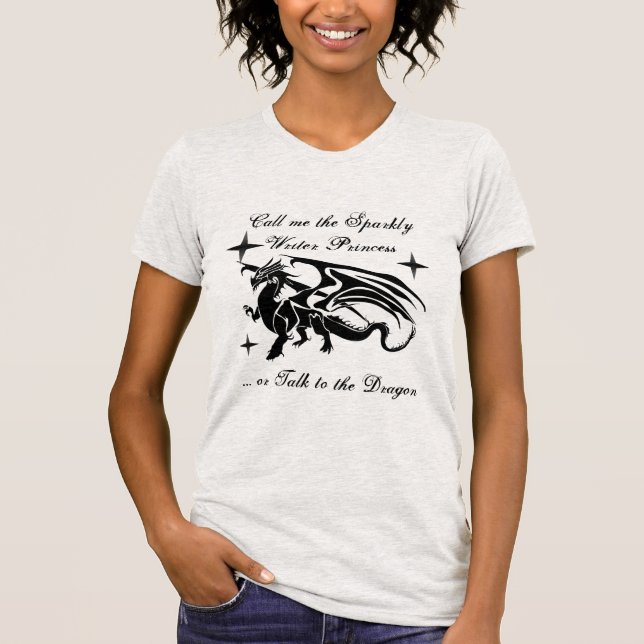 Sparkly Writer Princess T-Shirt (Front)