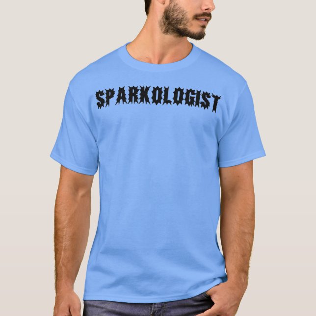Sparkologist Funny Electrician Premium T-Shirt (Front)