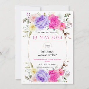 Sparks Fly Soiree Mariage Invitation En Ligne