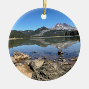 Sparks Lake, OR Ceramic Ornament