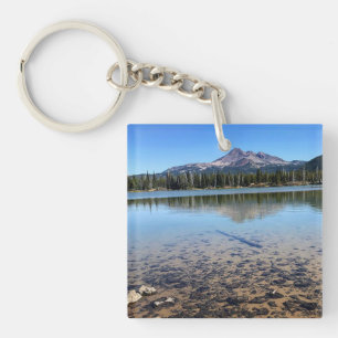 Sparks Lake with View of Broken Top, Oregon Keychain