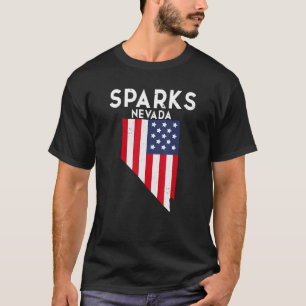 Sparks Nevada USA State America Travel Nevadan T-Shirt